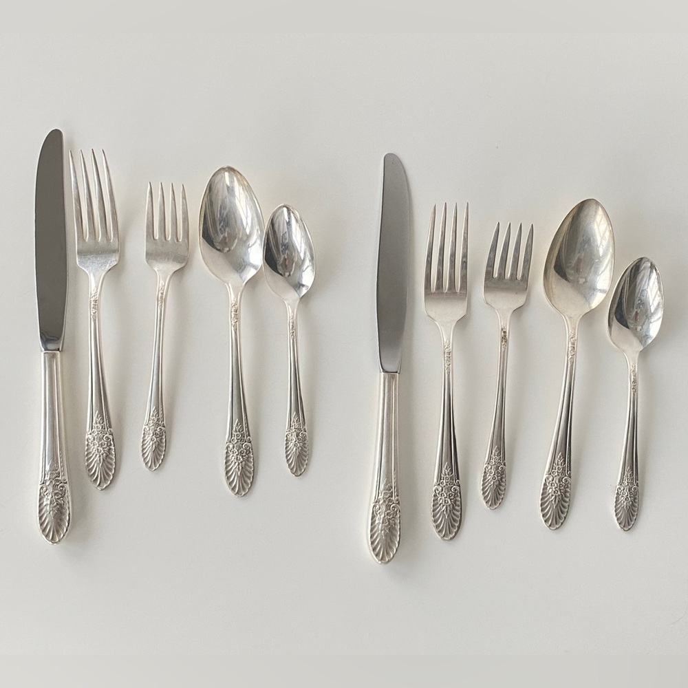 1940's Flatware 5 Piece Sets Rogers & Bros